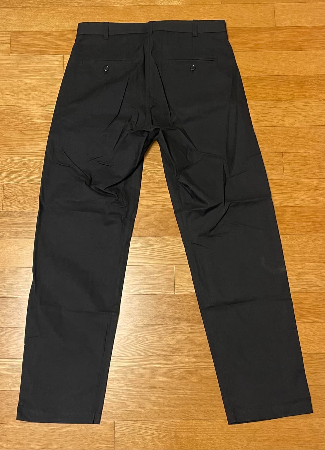 아르켓 블랙 코튼 트라우저 상품이미지4