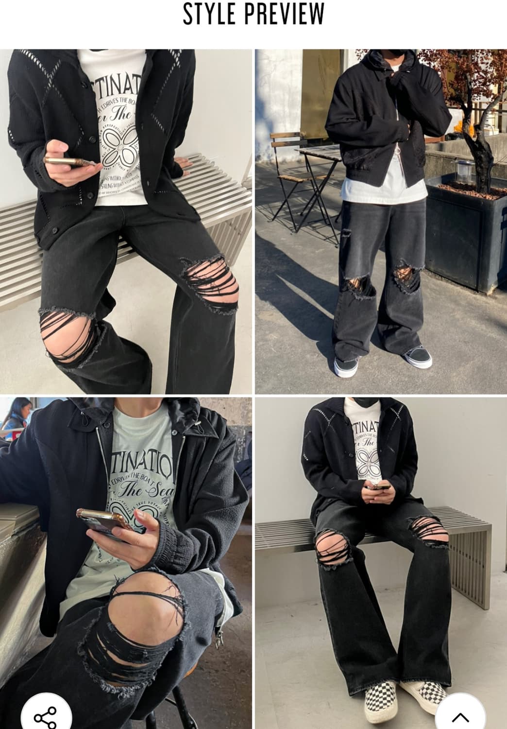 (중고/50) 마틴플랜 web wide denim black 50사이즈 상품이미지2