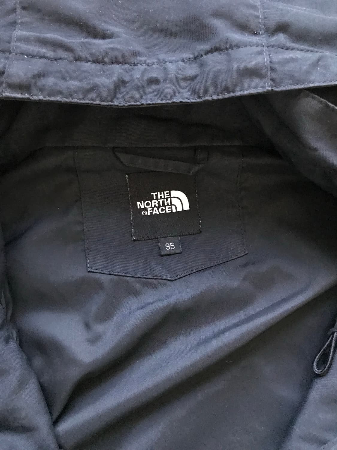 노스페이스 로고 윈드 블랙 바람막이 자켓 상품이미지7