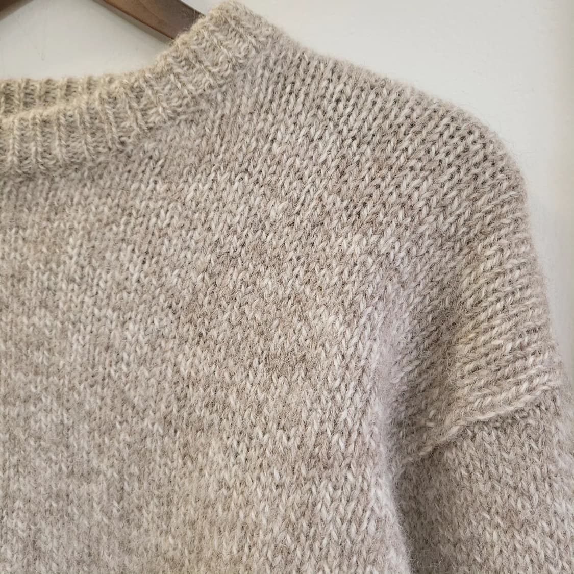 Seahole 뉴울 오트밀 스웨터 L 상품이미지4