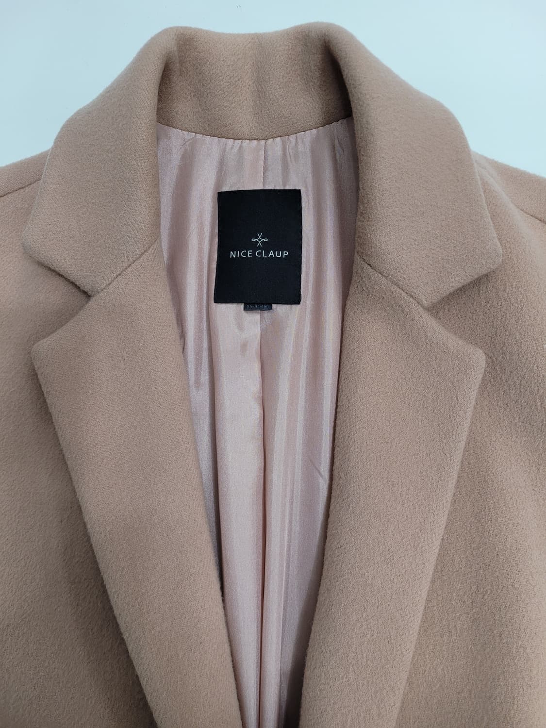 NICE CLAUP 나이스클랍 모 100% 코트 / 여 85 인디핑크
 상품이미지3