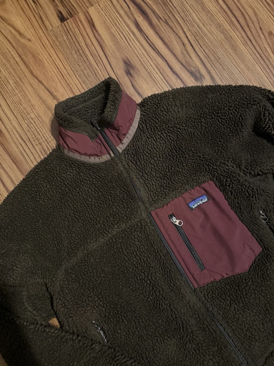 01FW 파타고니아 레트로-X 브라운/버건디 상품이미지2