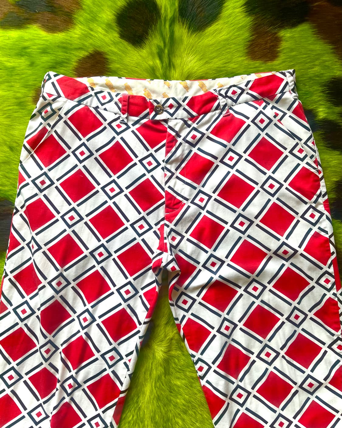 LOUD MOUTH U.S.A Crazy Pattern Old Pants 상품이미지5