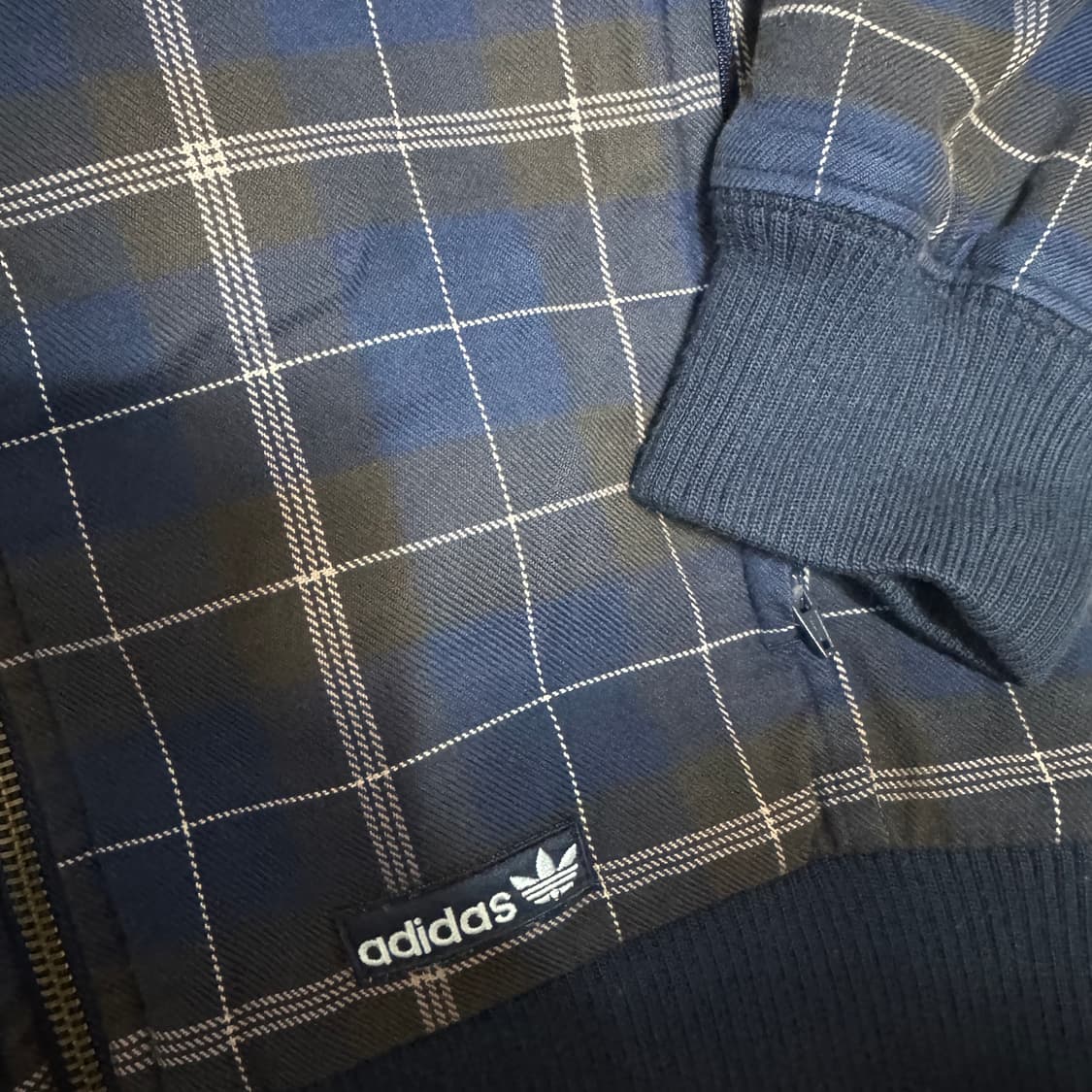 아디다스 00s 체크 블루종 져지 100사이즈 상품이미지4