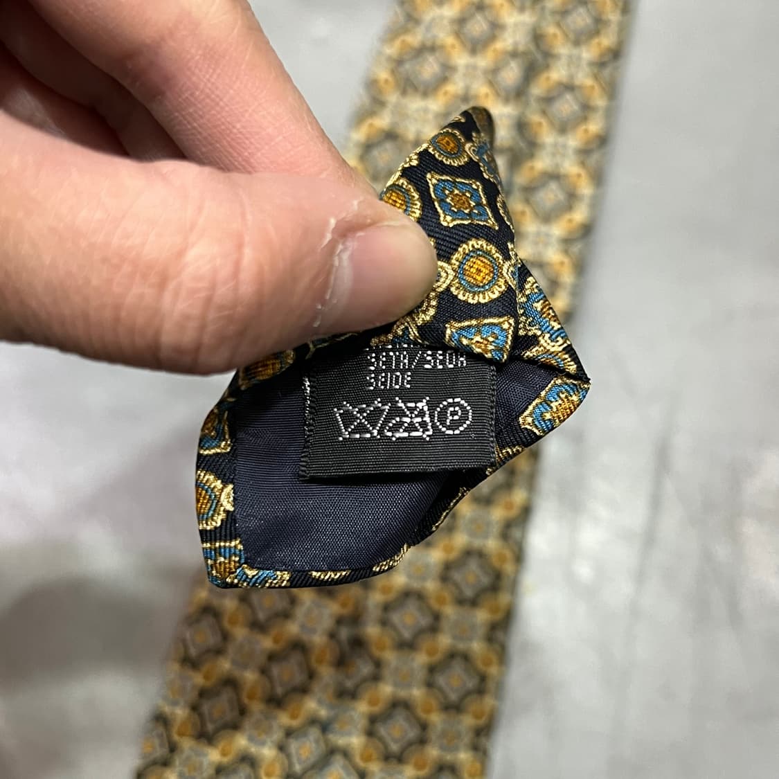  버버리 패턴 실크 넥타이 y15102 상품이미지5