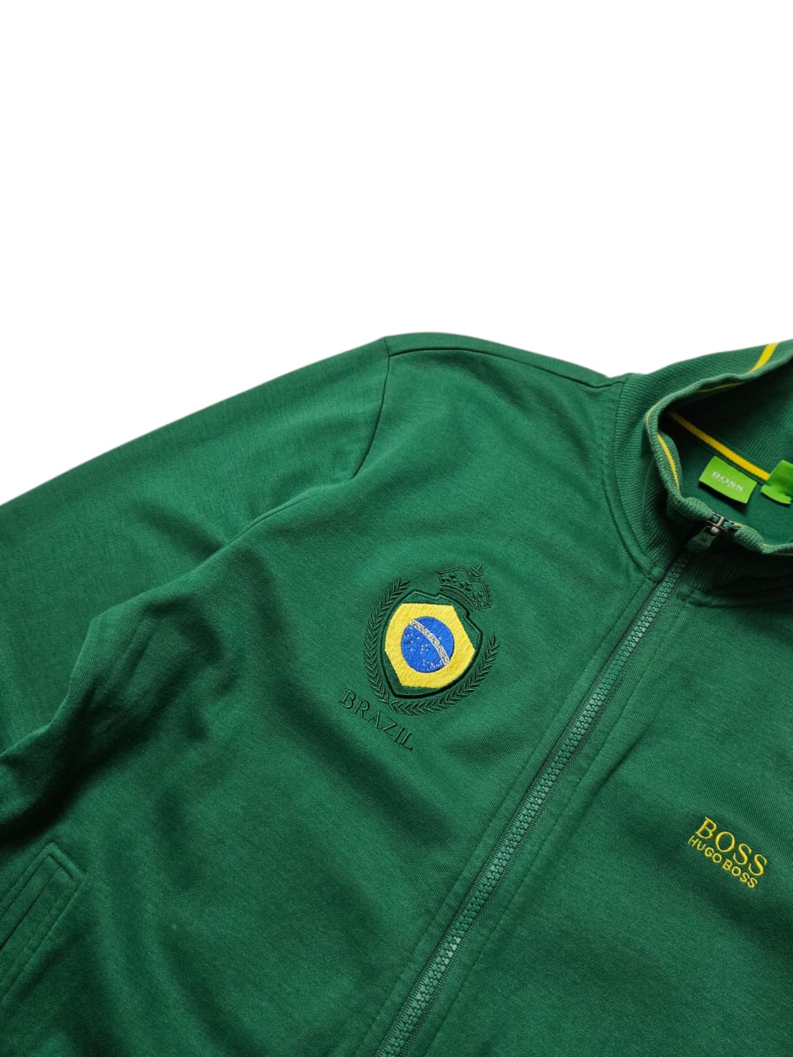 휴고 보스 BOSS 브라질 트랙탑 트랙 자켓 M 상품이미지4