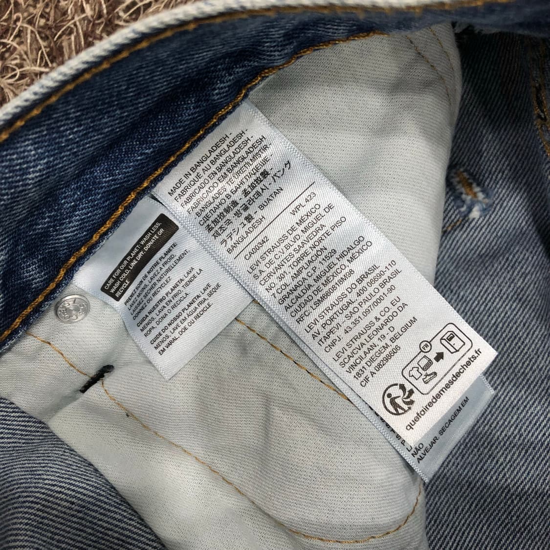 리바이스 550 워싱 데님 팬츠 상품이미지6