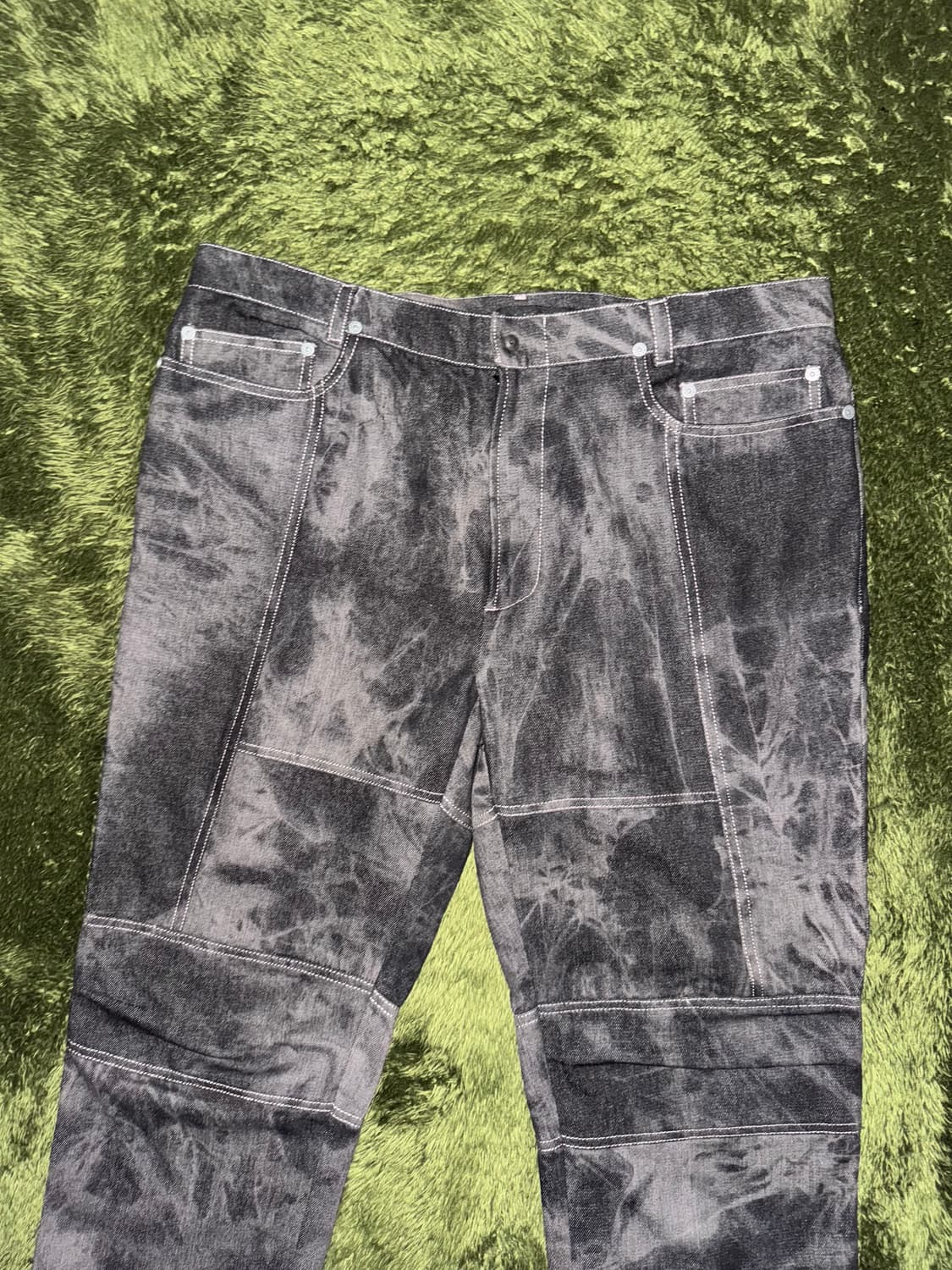 [XL] IISE 이세 가먼트 다잉 6 포켓 디테일 데님 팬츠 상품이미지6