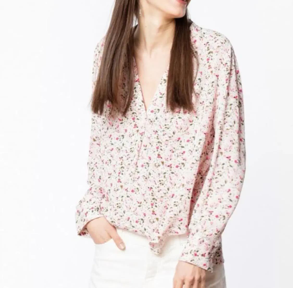 쟈딕앤볼테르 비스코스 블라우스 셔츠 상품이미지2