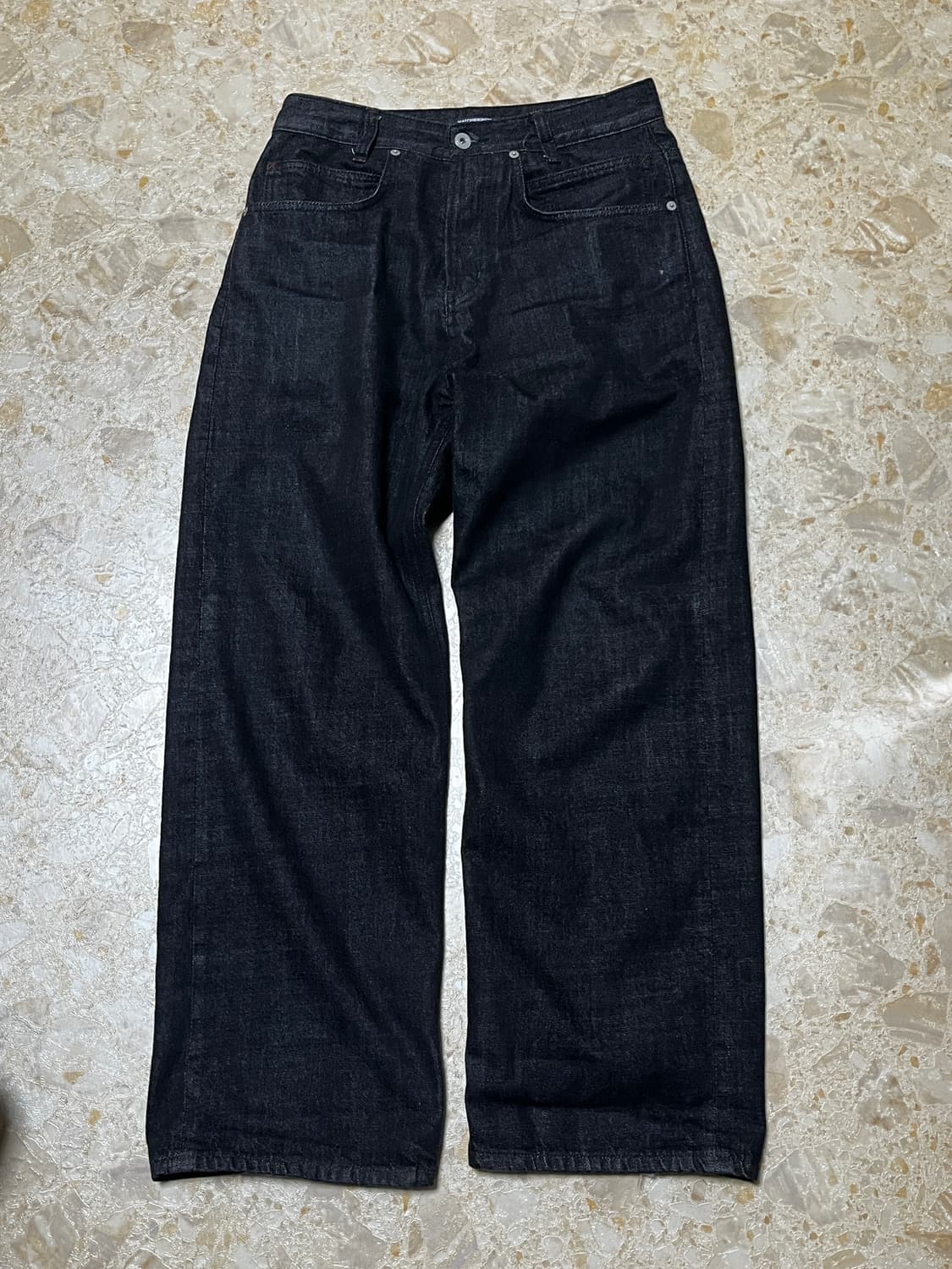 해칭룸 레귤러 셀비지 데님 블랙 2 상품이미지4