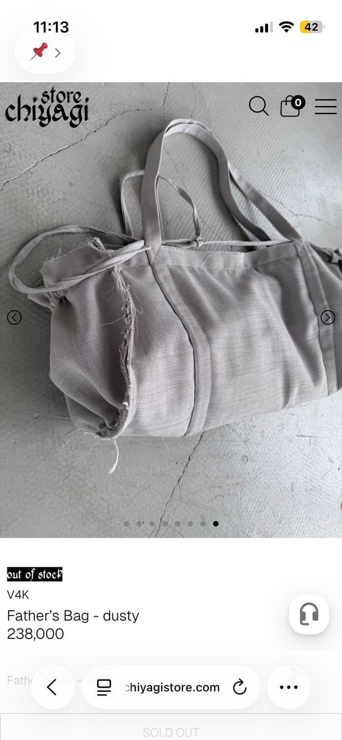 V4K father's bag 더스티 상품이미지8