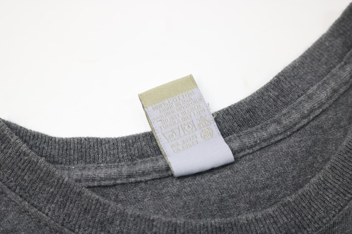 스투시 90s 빈티지 체커보드 문&스타 차콜 반팔 티셔츠 상품이미지5