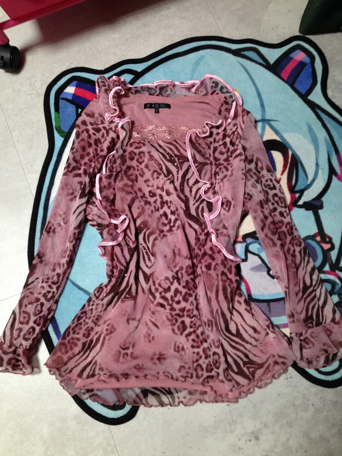 갸루 오리엔탈 빈티지 탑 상품이미지1