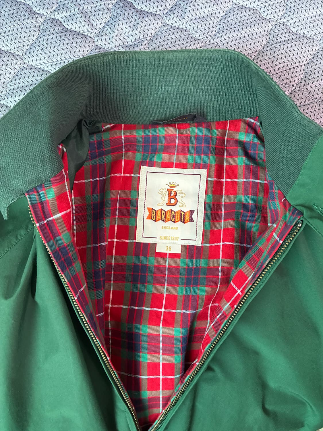 baracuta g9 레이싱그린 상품이미지3
