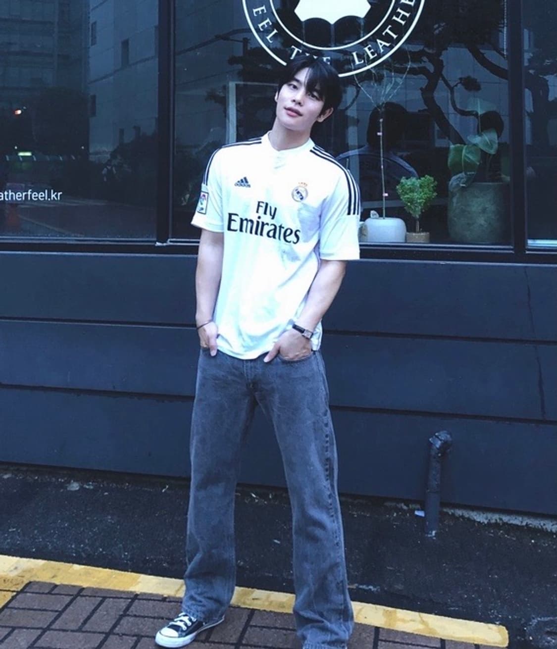 아디다스 정품 레알마드리드 반팔 유니폼 져지 흰검 상품이미지1