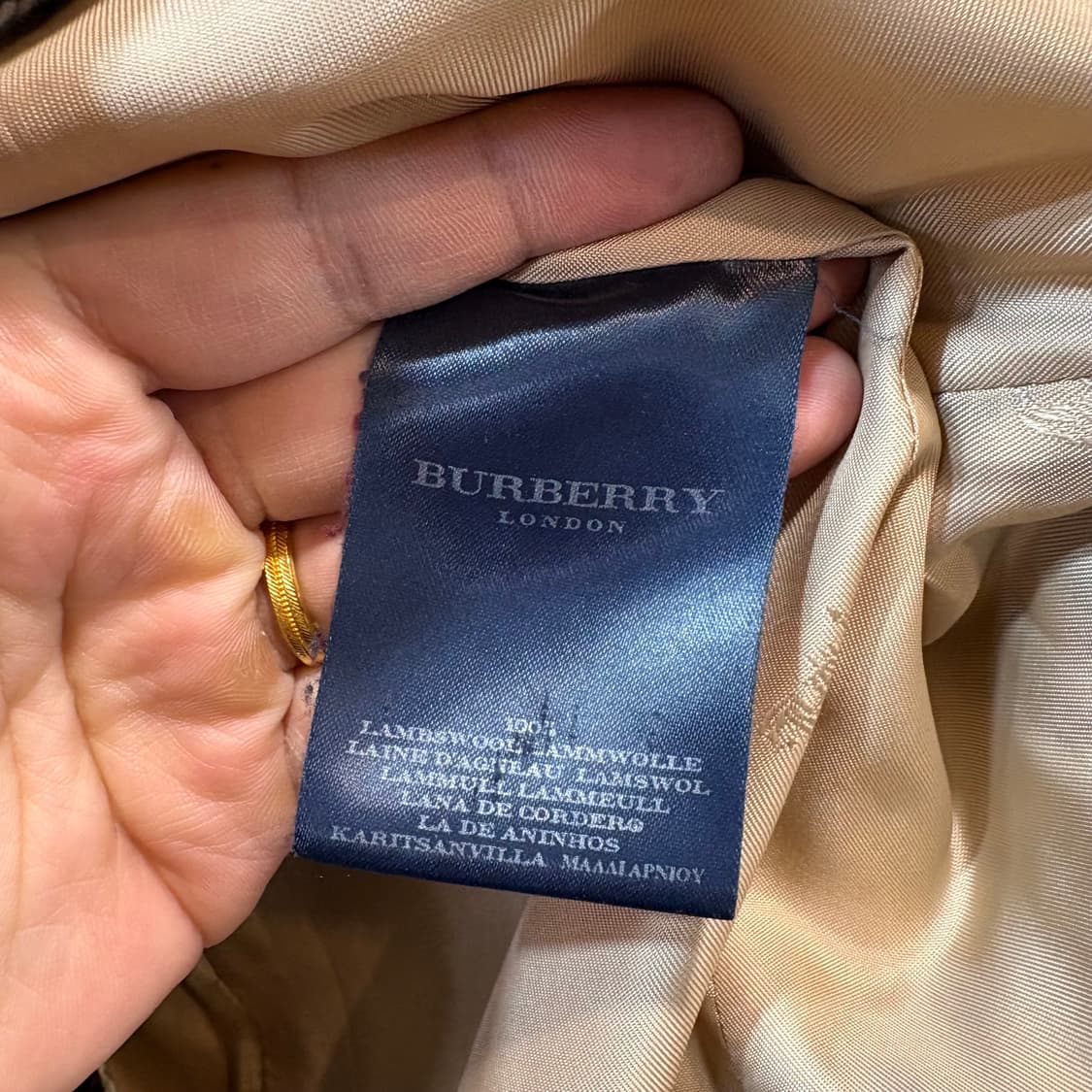 [UK8] BURBERRY 버버리 체크 롱 코트 상품이미지6