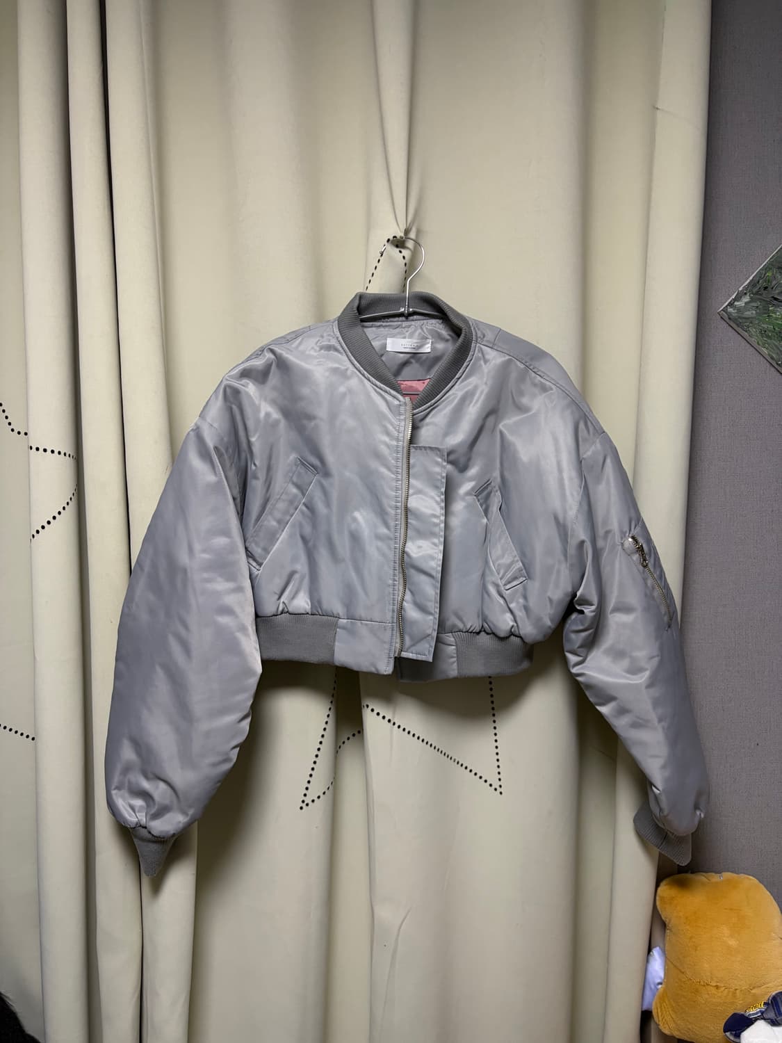 셔링 숏 항공점퍼 상품이미지1