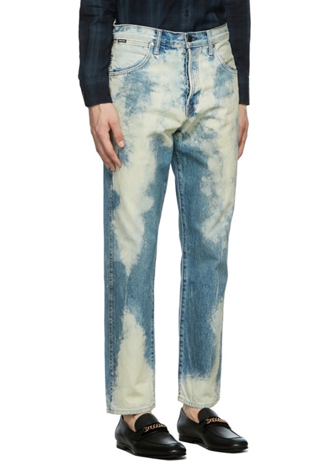 톰 포드 블리치드 워시드 테이퍼드 핏 데님 청바지 32 상품이미지7