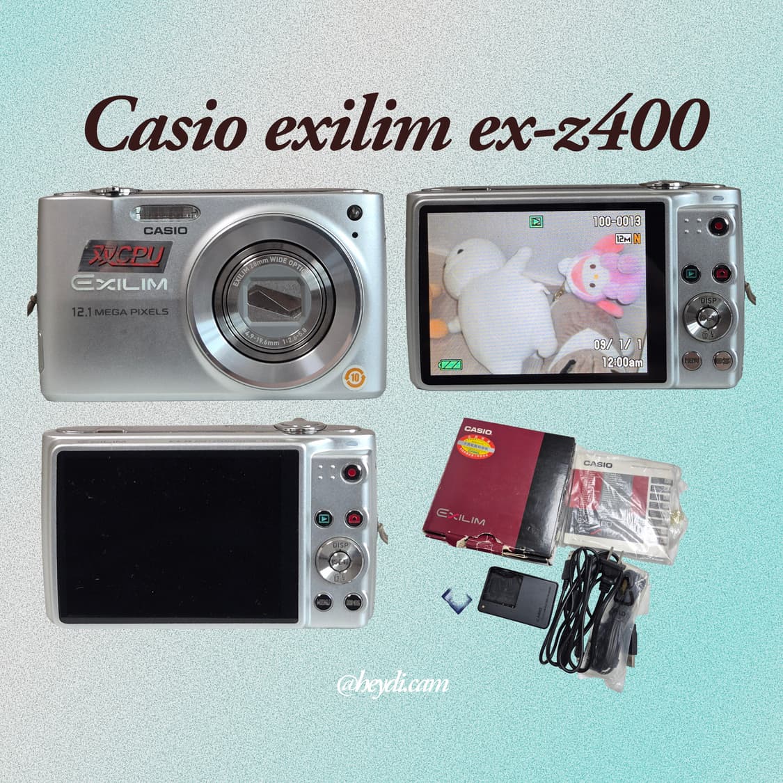 민트급 풀박) (태연) 카시오 엑슬림z400 상품이미지2