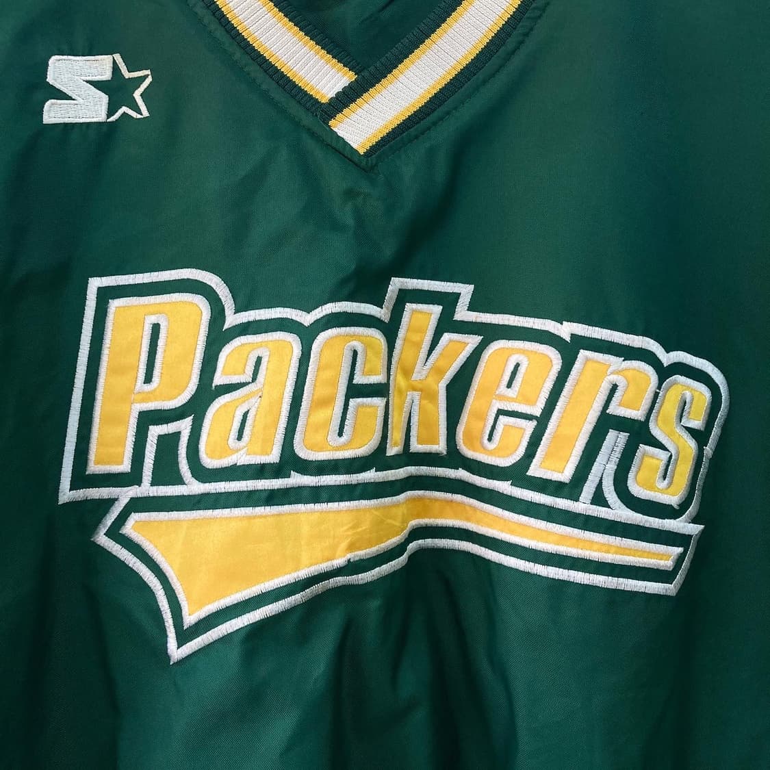 스타터 90s NFL 그린베이 패커스 풀오버 웜업 상품이미지4