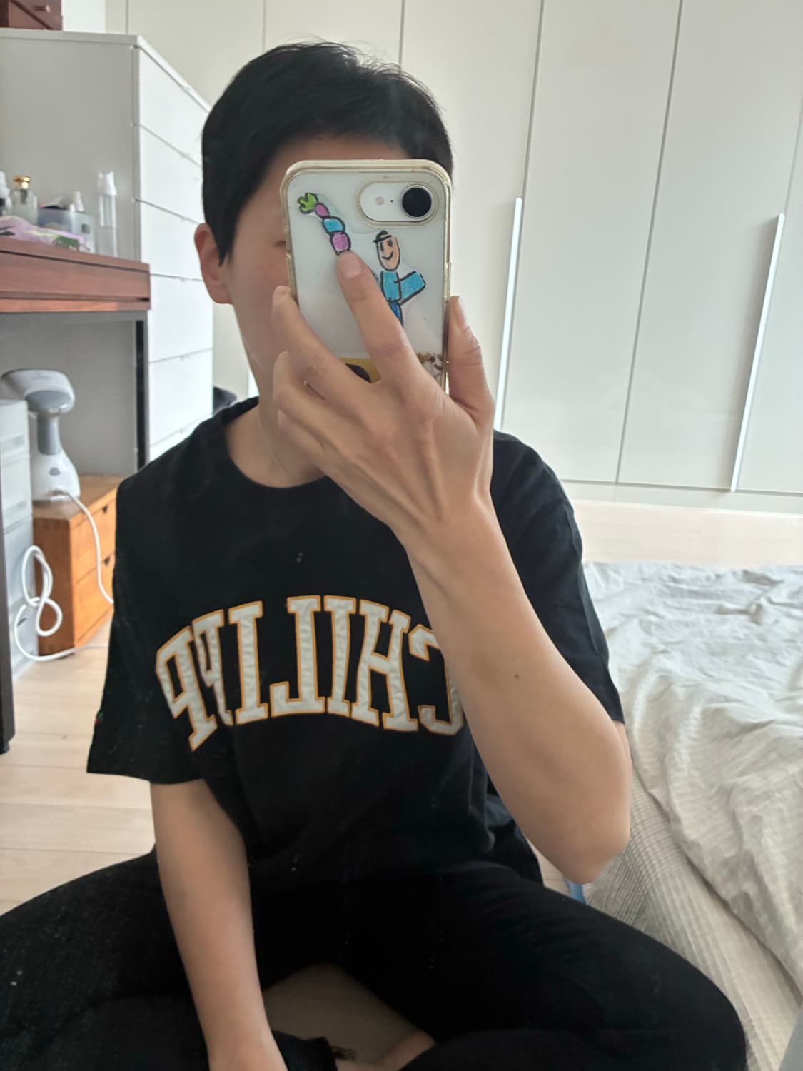 프릭스스토어 블랙 반팔 티셔츠 상품이미지6