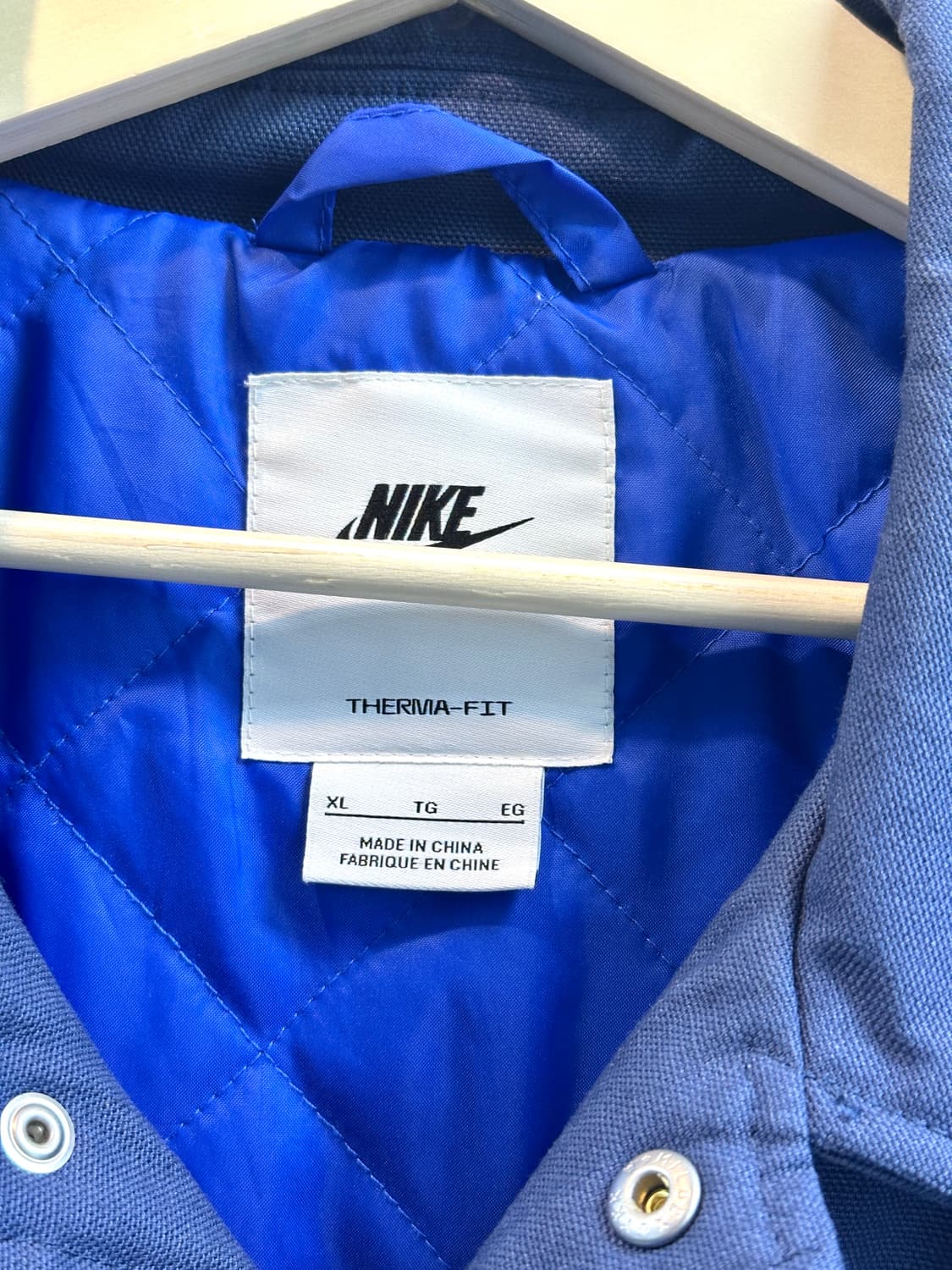 나이키 NSW 트렌드 WC 1 코치 재킷 (네이비, XL) 상품이미지4