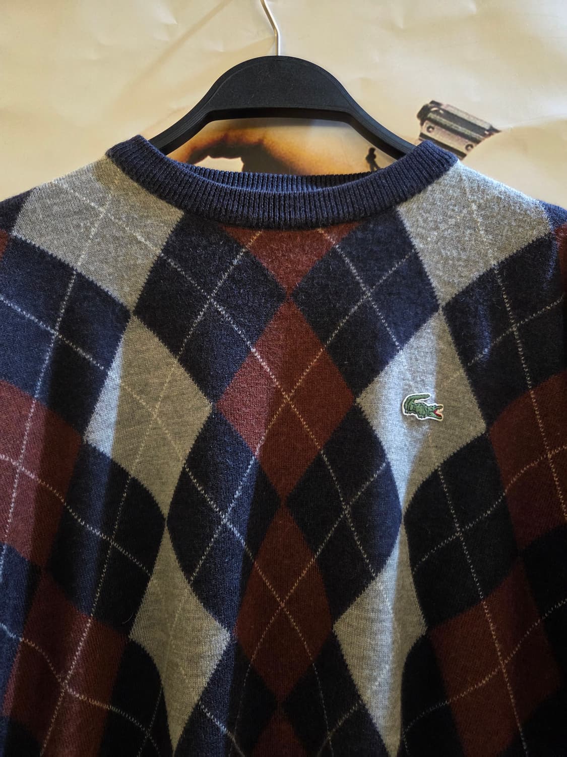 라코스테 아가일니트💯 상품이미지4