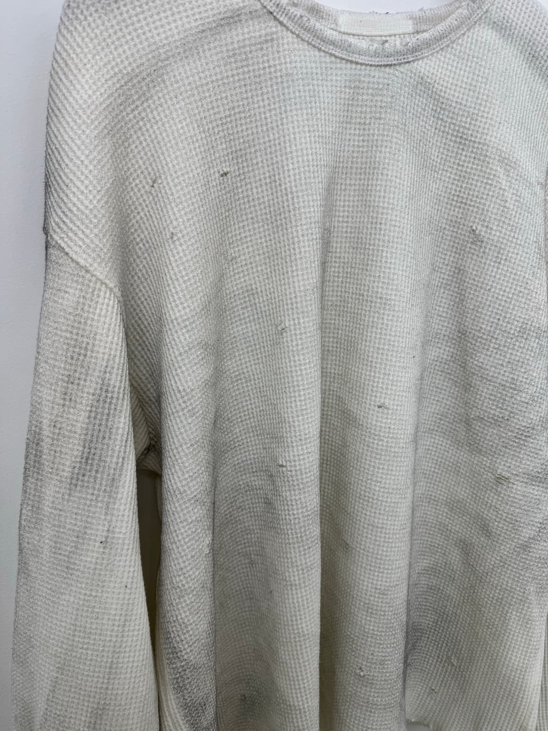 빈티지 와플 긴팔 상품이미지5