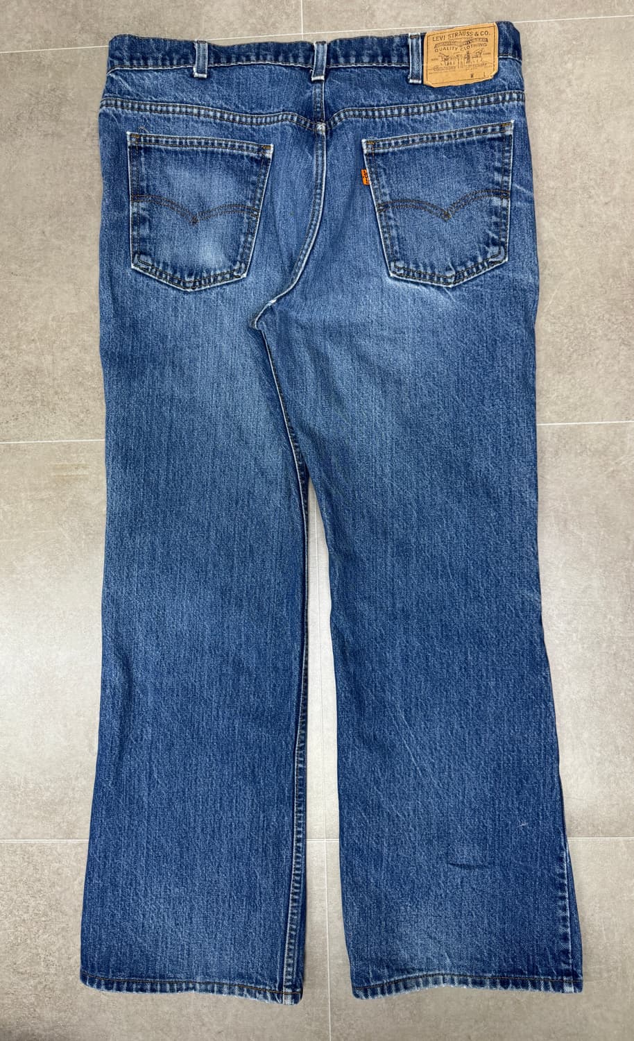 [made in usa] 리바이스 517 오렌지탭 탈론 42 지퍼  상품이미지4