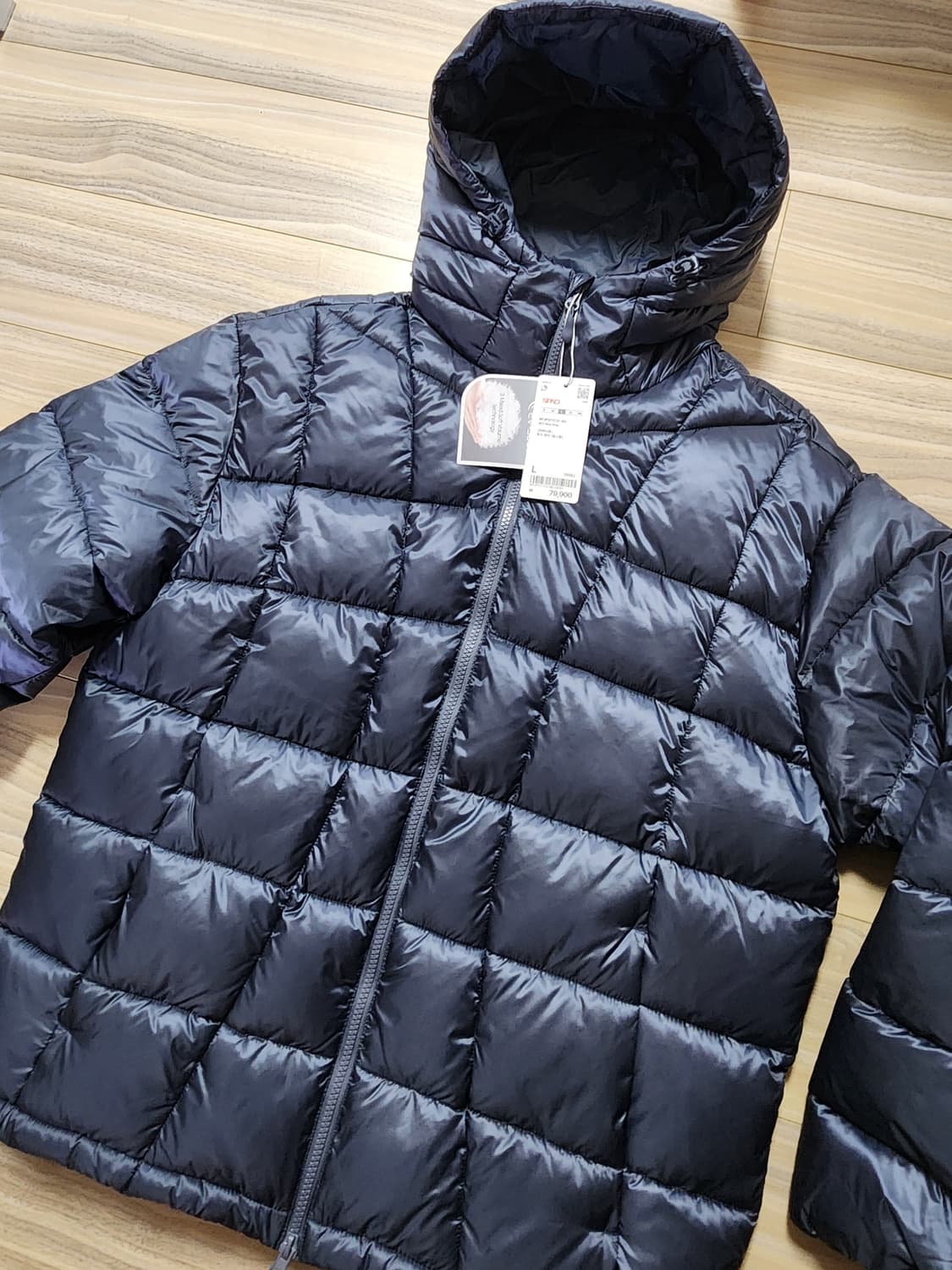 스파오씬라이트후드경량패딩점퍼L 상품이미지3