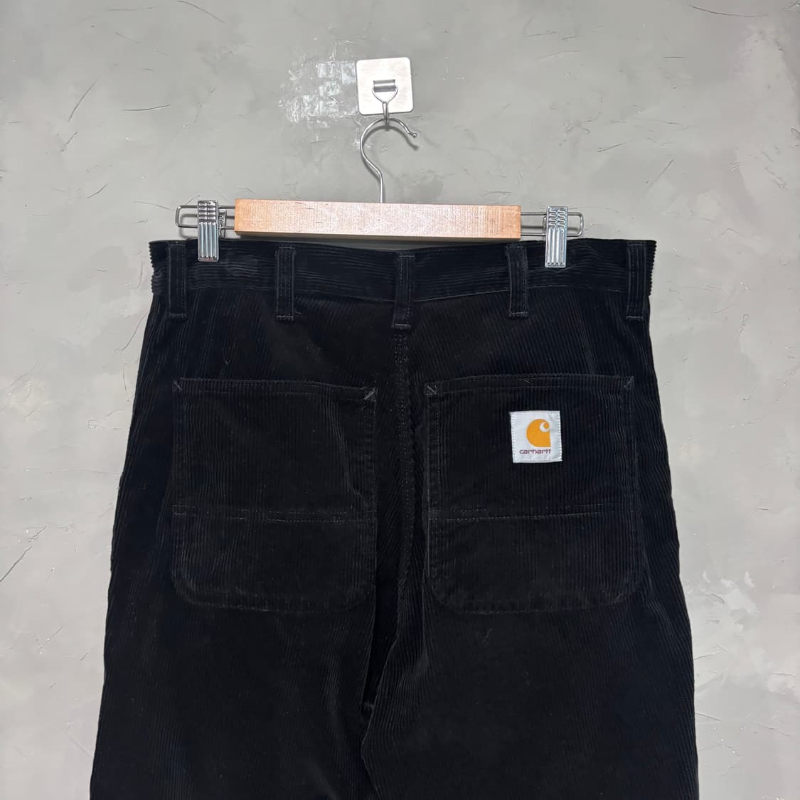 칼하트 wip 코듀로이 팬츠 블랙 상품이미지2