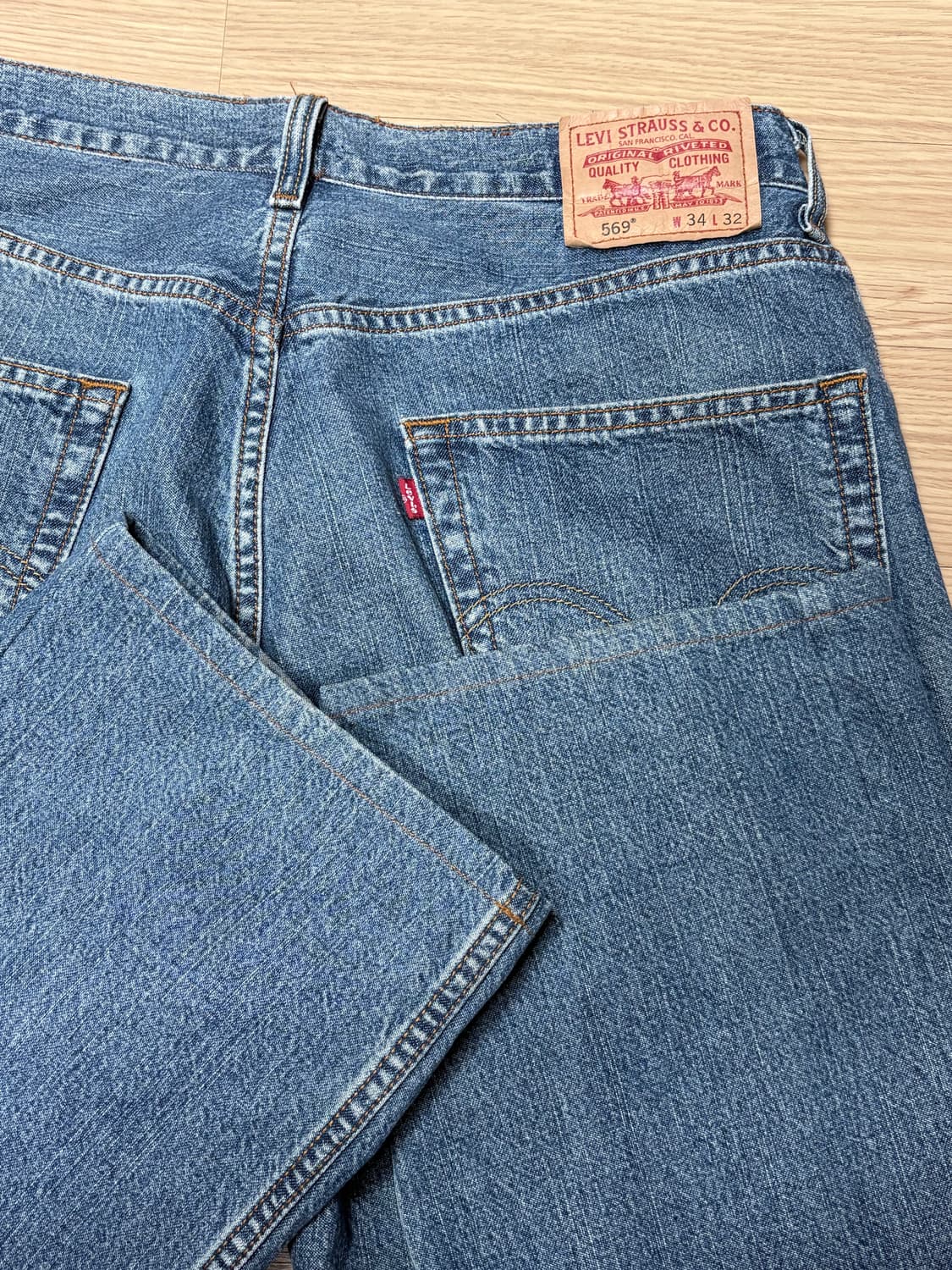 리바이스 00s 569 루즈 스트레이트 데님 MEXICO🇲🇽  상품이미지5