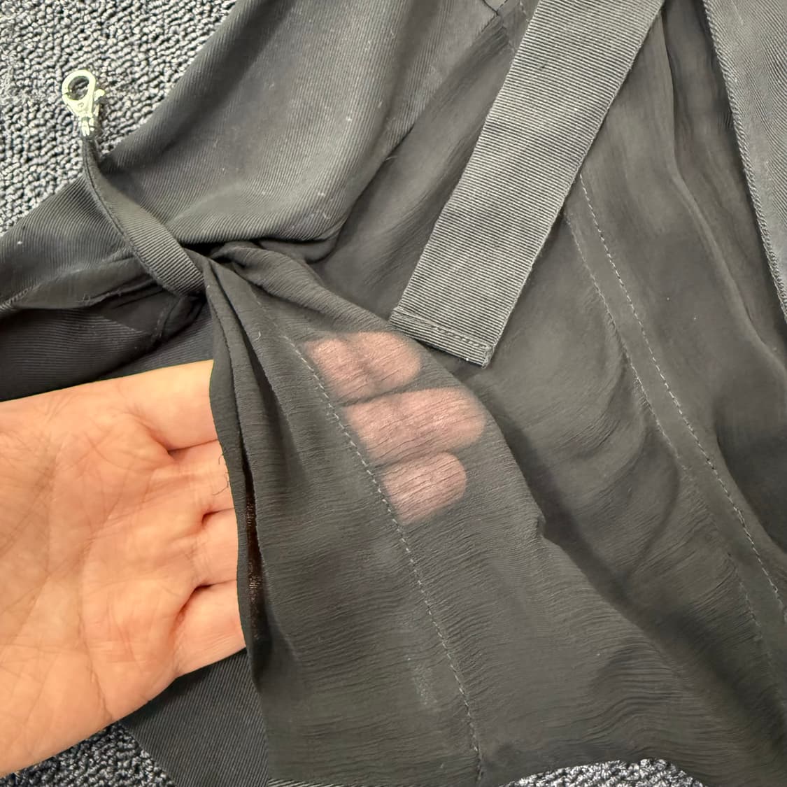 디젤 밸트링 디테일 셔츠 원피스  상품이미지8