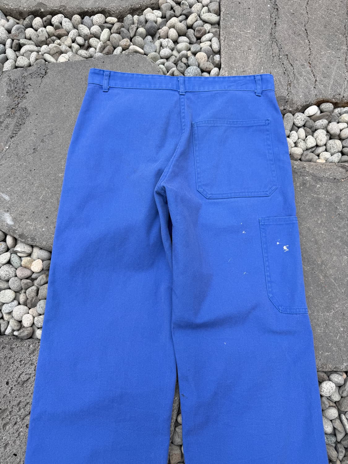 1990s DISTRESSED WASHED BLUE 빈티지 프렌치워크팬츠 상품이미지7
