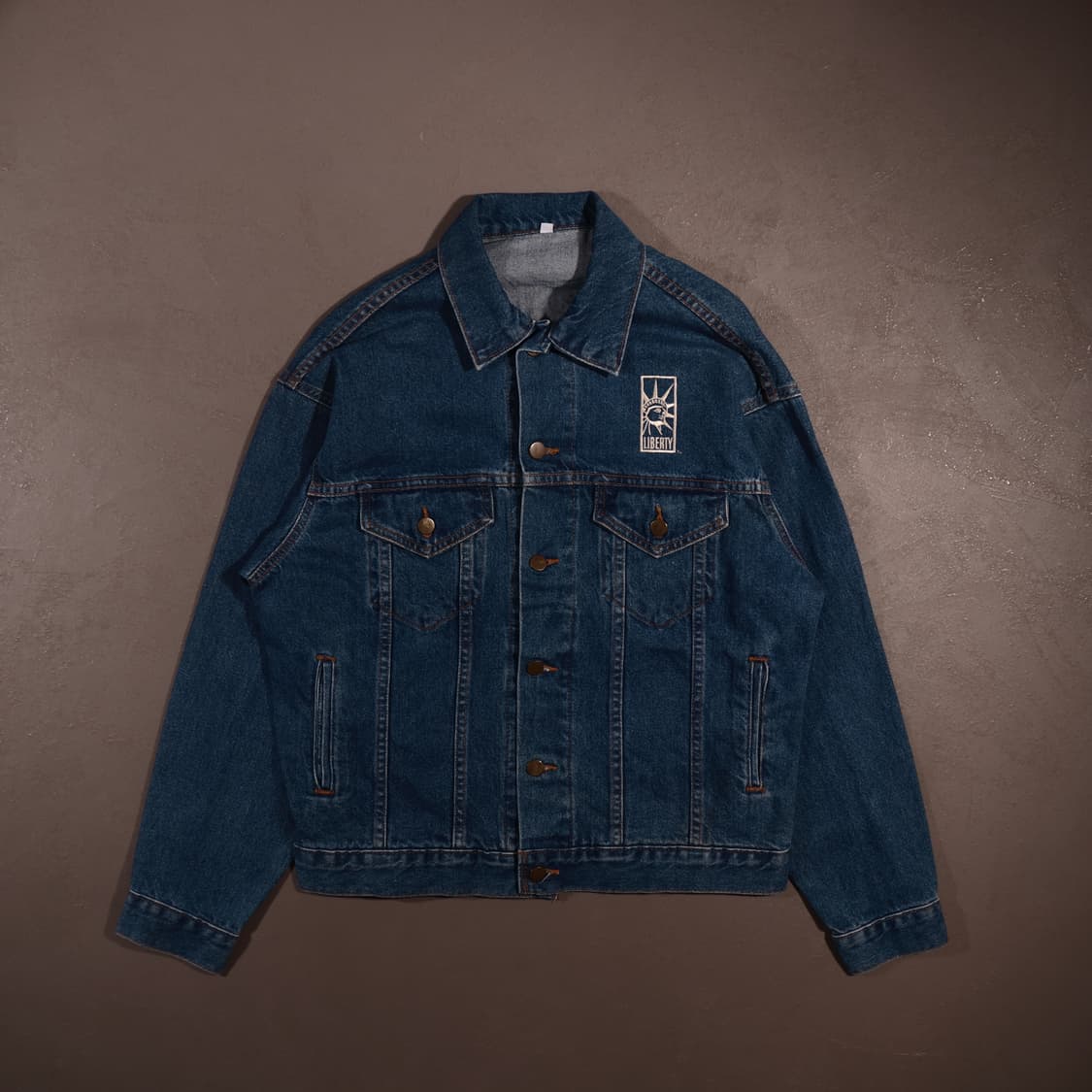 빈티지 USA 데님 자수 자켓 상품이미지1