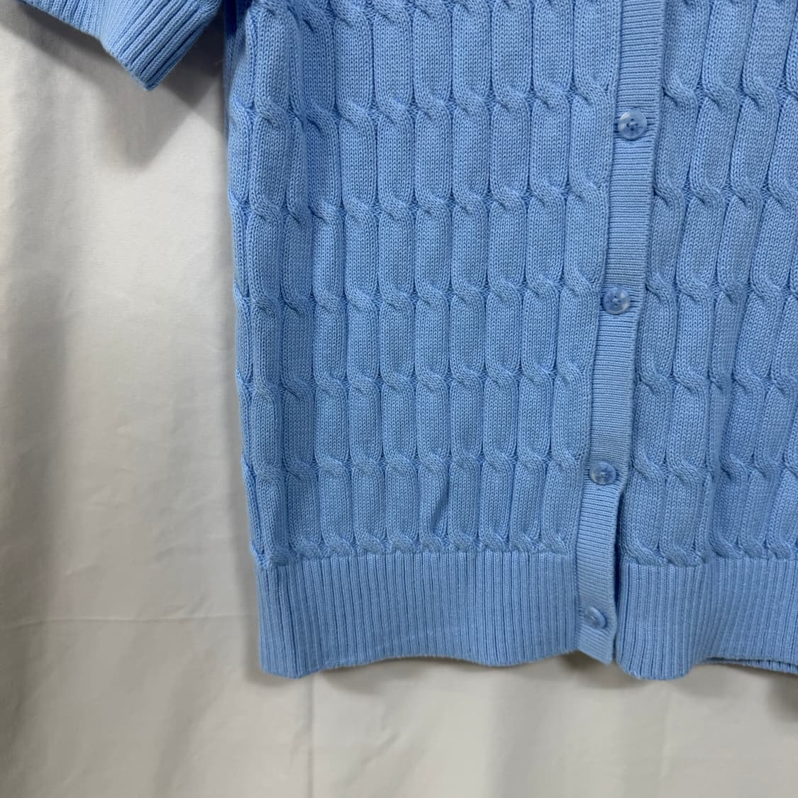 타미힐피거 케이블 반팔 가디건 (새상품) 상품이미지4