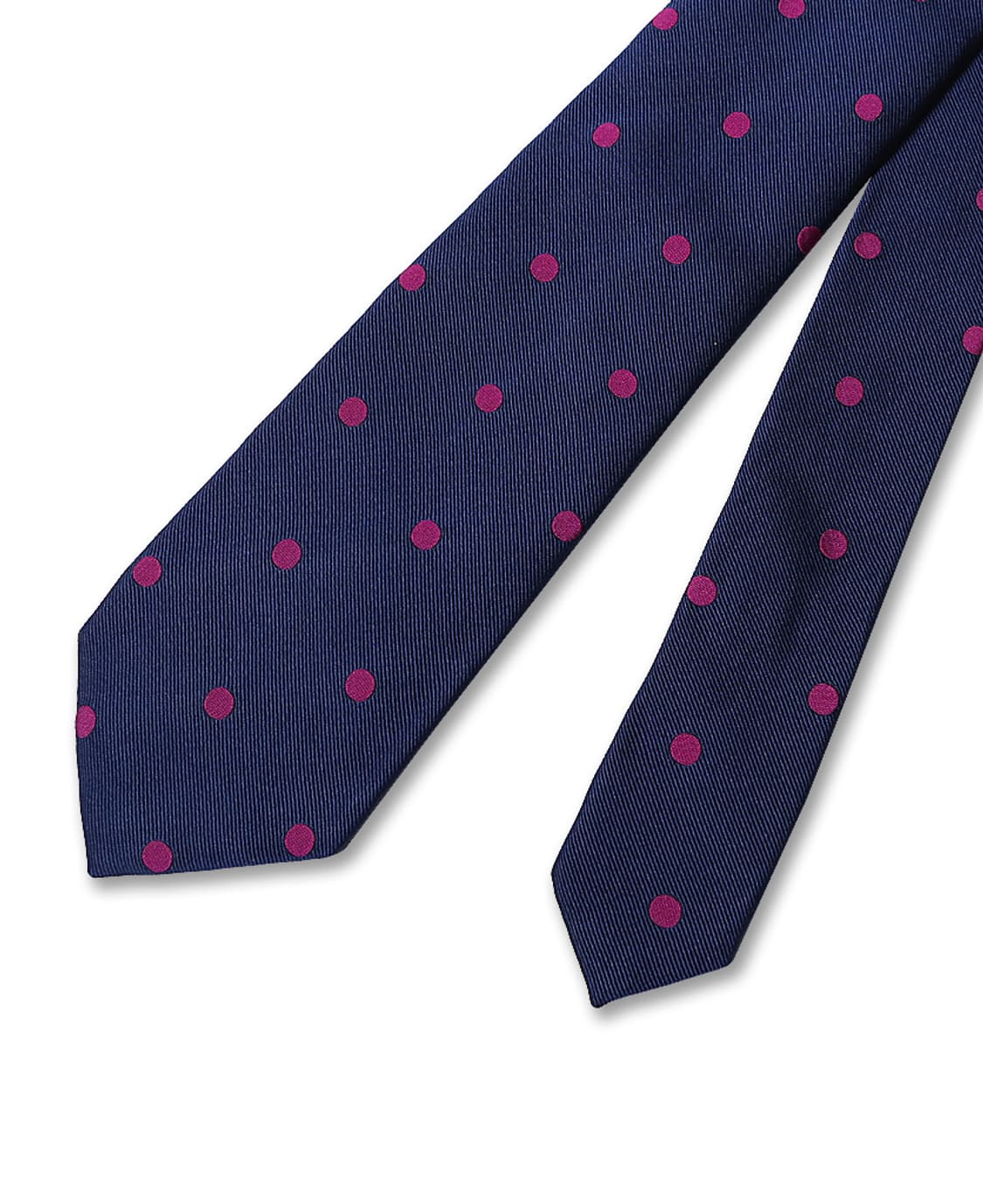 드레익스 [Drake's] 네이비 도트 패턴 핸드메이드 타이 상품이미지3