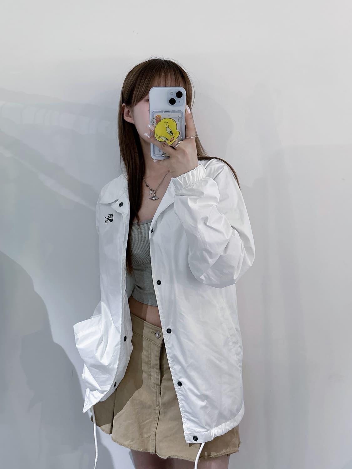 나이키 SB 화이트 코치 자켓 상품이미지1