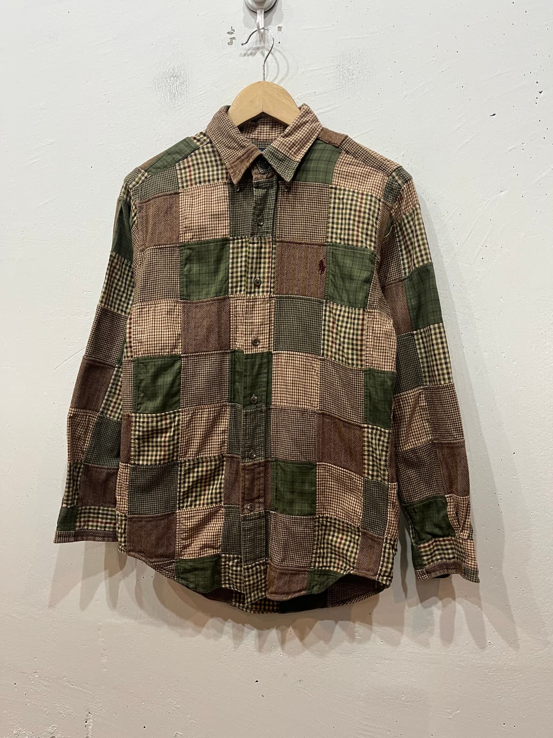 폴로랄프로렌 엘보패치 패치워크 셔츠 S 상품이미지2