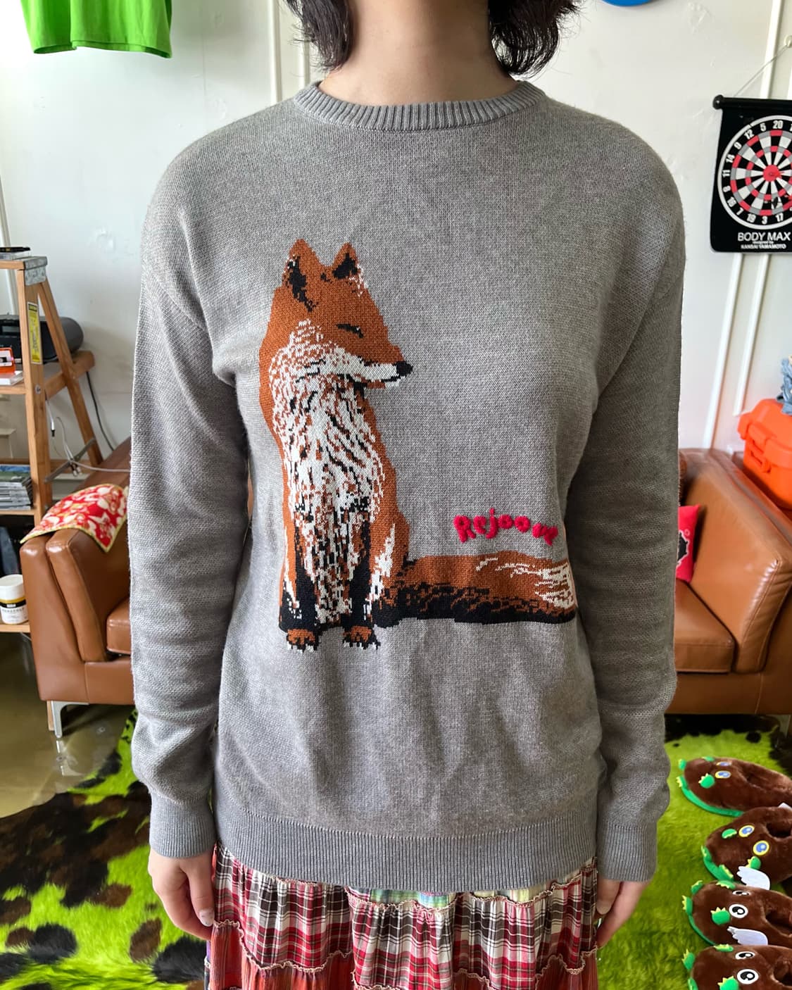 Rejoove by Noriko Maeda Fox Print Knit 상품이미지2