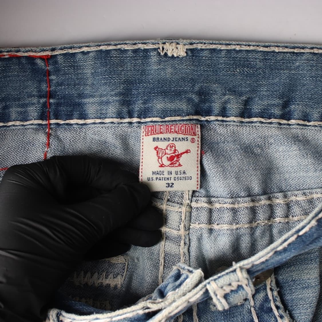 트루릴리전 슈퍼 T 로우라이즈 부츠컷 데님 팬츠 32 상품이미지6