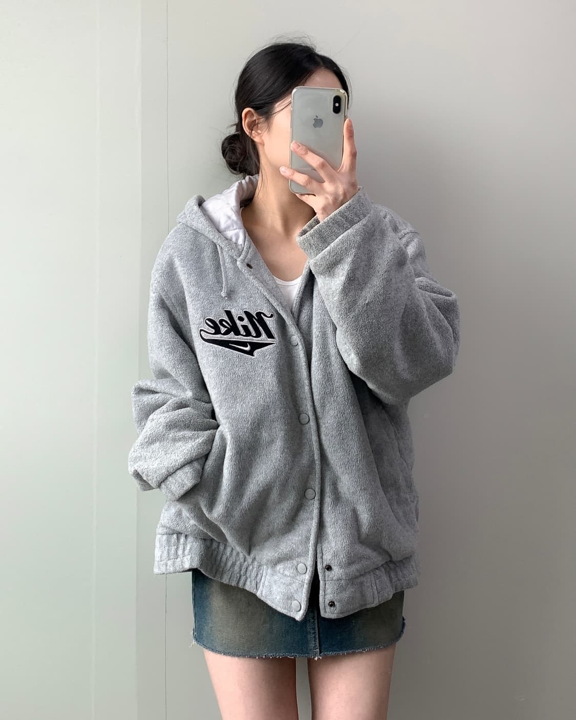 나이키 빅로고 후리스 자켓 상품이미지2