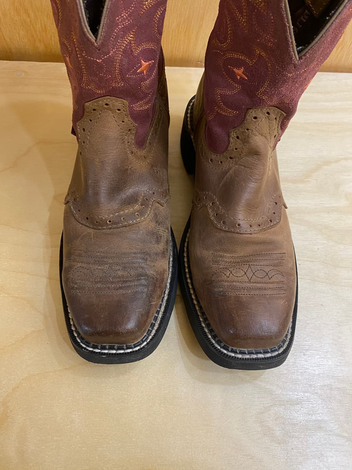 JUSTIN BOOTS square toe western boots 상품이미지5