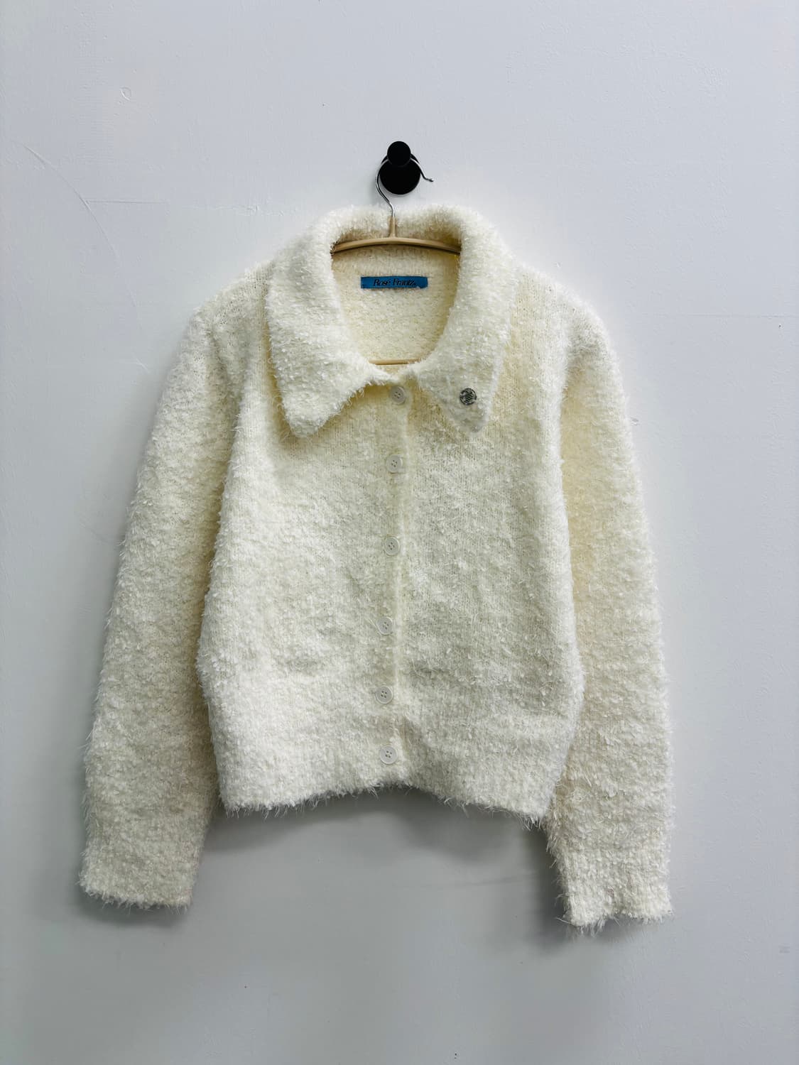 로제프란체 ROSE FRANTZ 보아 퍼 니트 가디건 상품이미지1