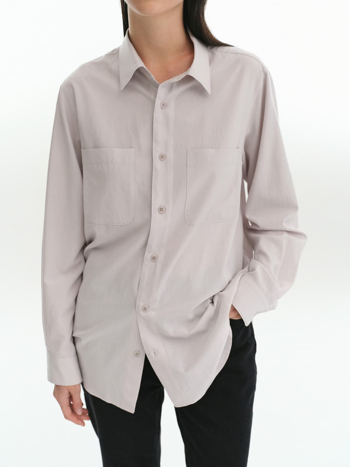 리포스 실키 포켓 셔츠 REPOS SILKY POCKET SHIRTS 상품이미지1
