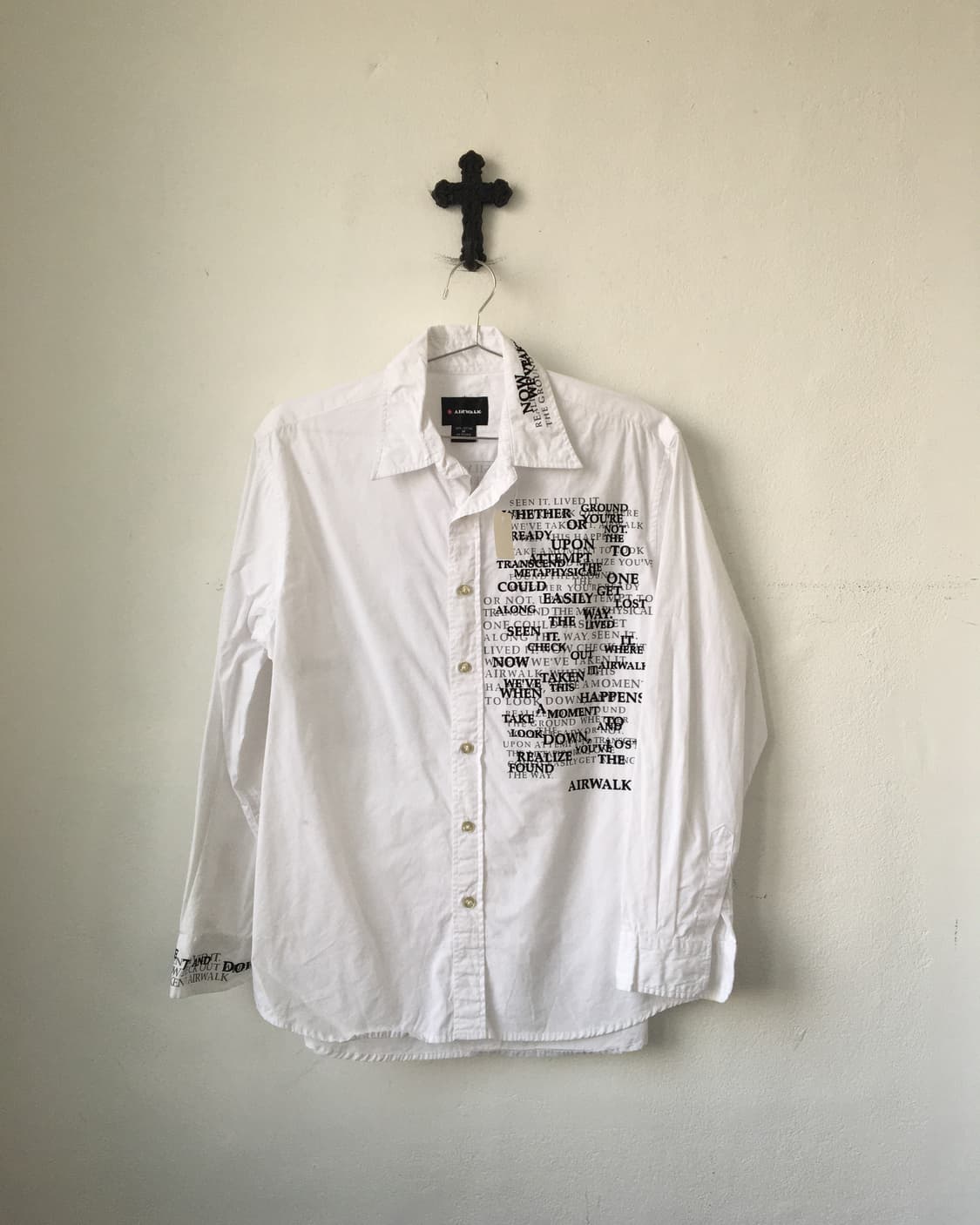 Lettering printing shirt 상품이미지2