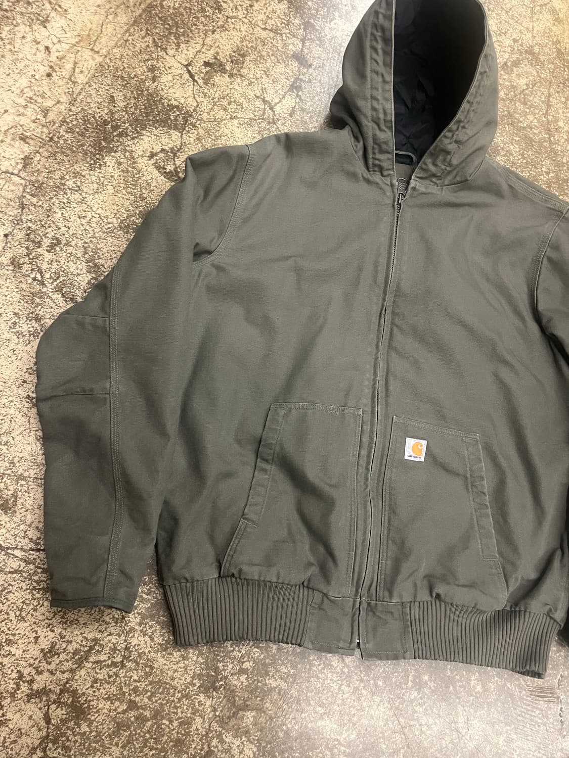 칼하트 모스그린 j130 자켓 상품이미지2