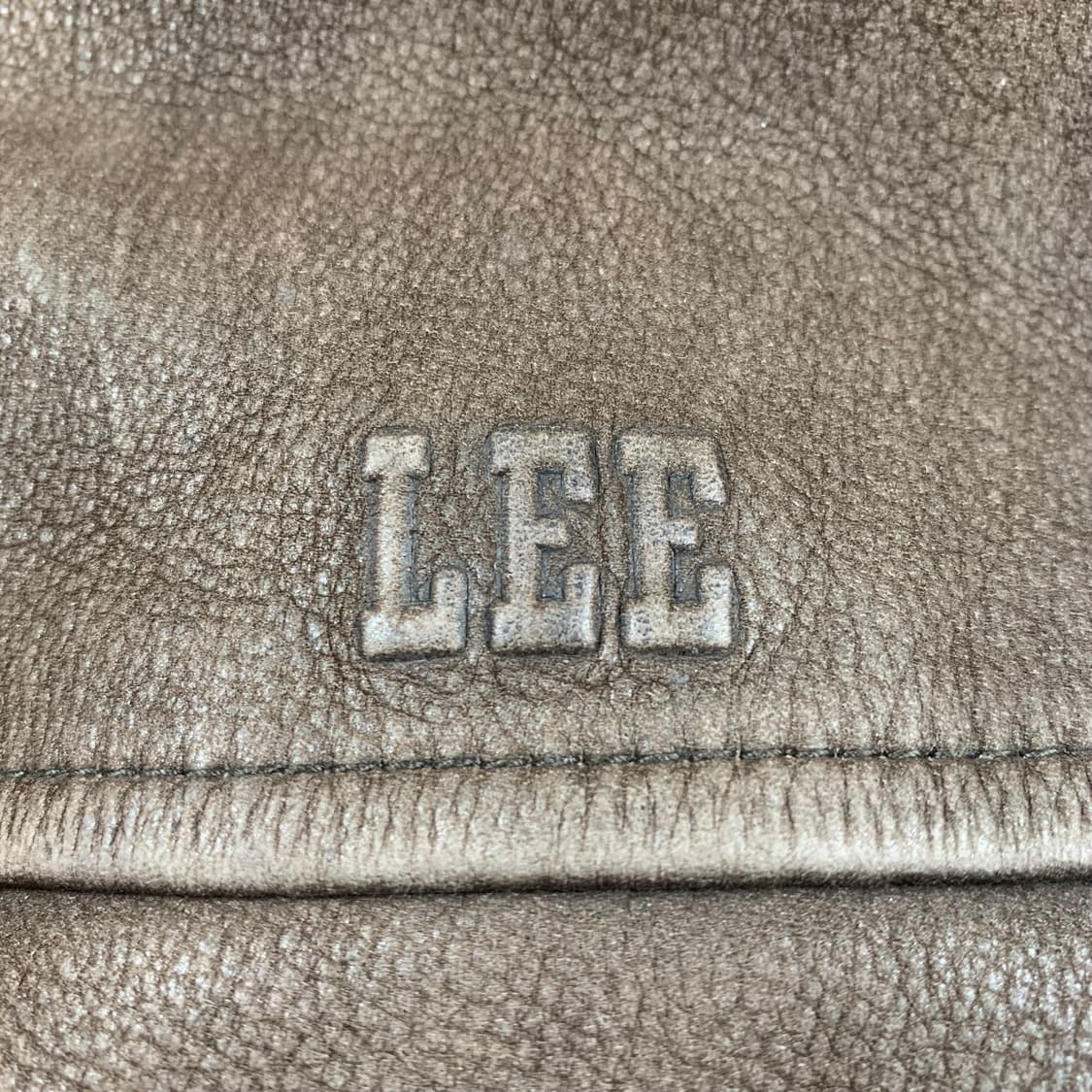 90‘s Lee 리 소가죽 싱글 레더자켓 브라운  상품이미지3