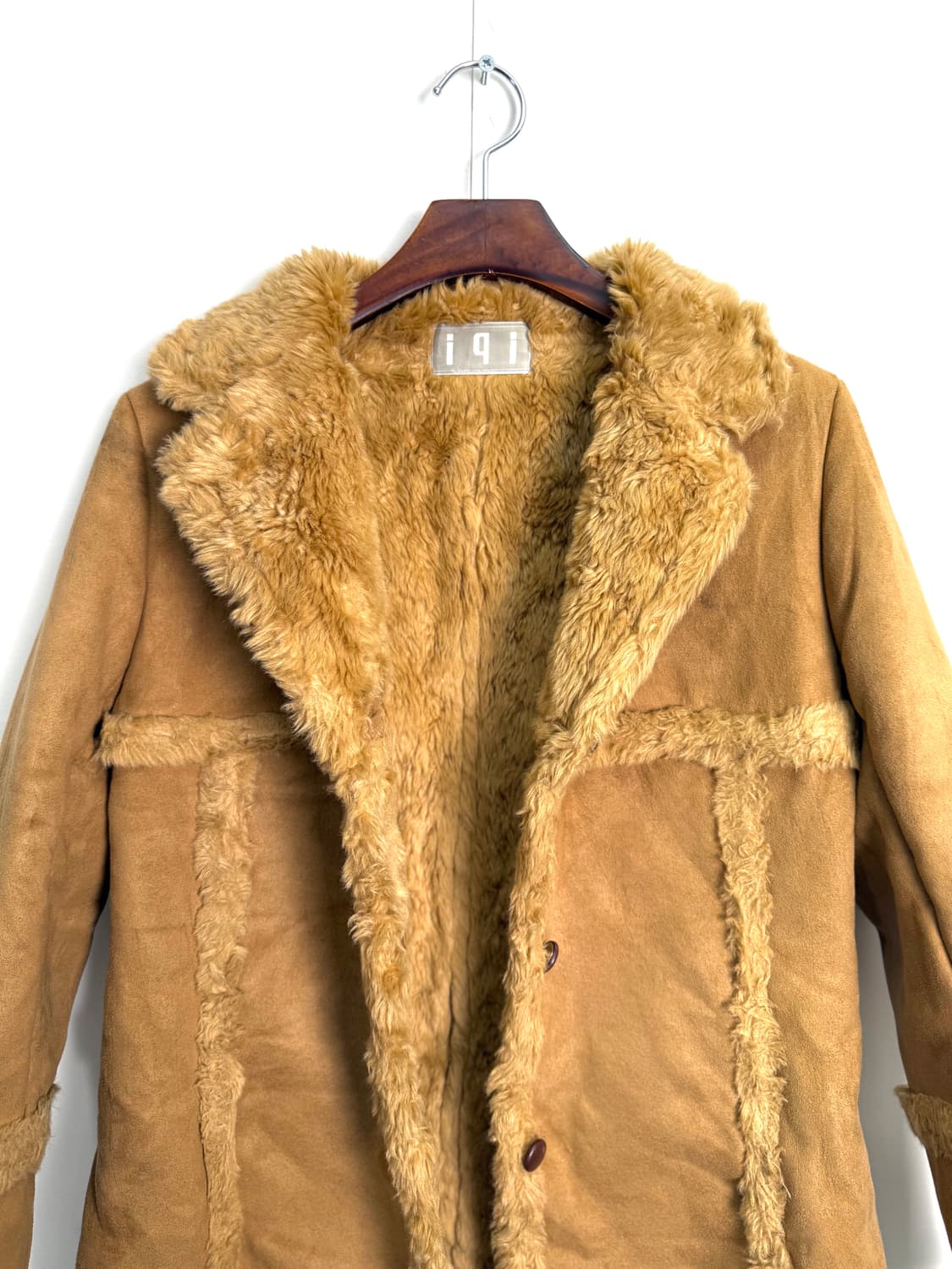 iqi 에코 스웨이드 시어링 코트 상품이미지2