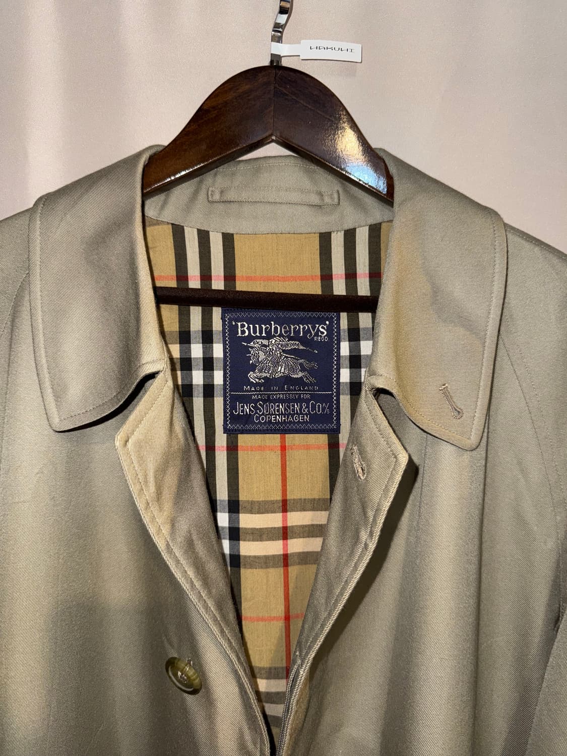 버버리 90s 발마칸 코트 (L/XL) 상품이미지3